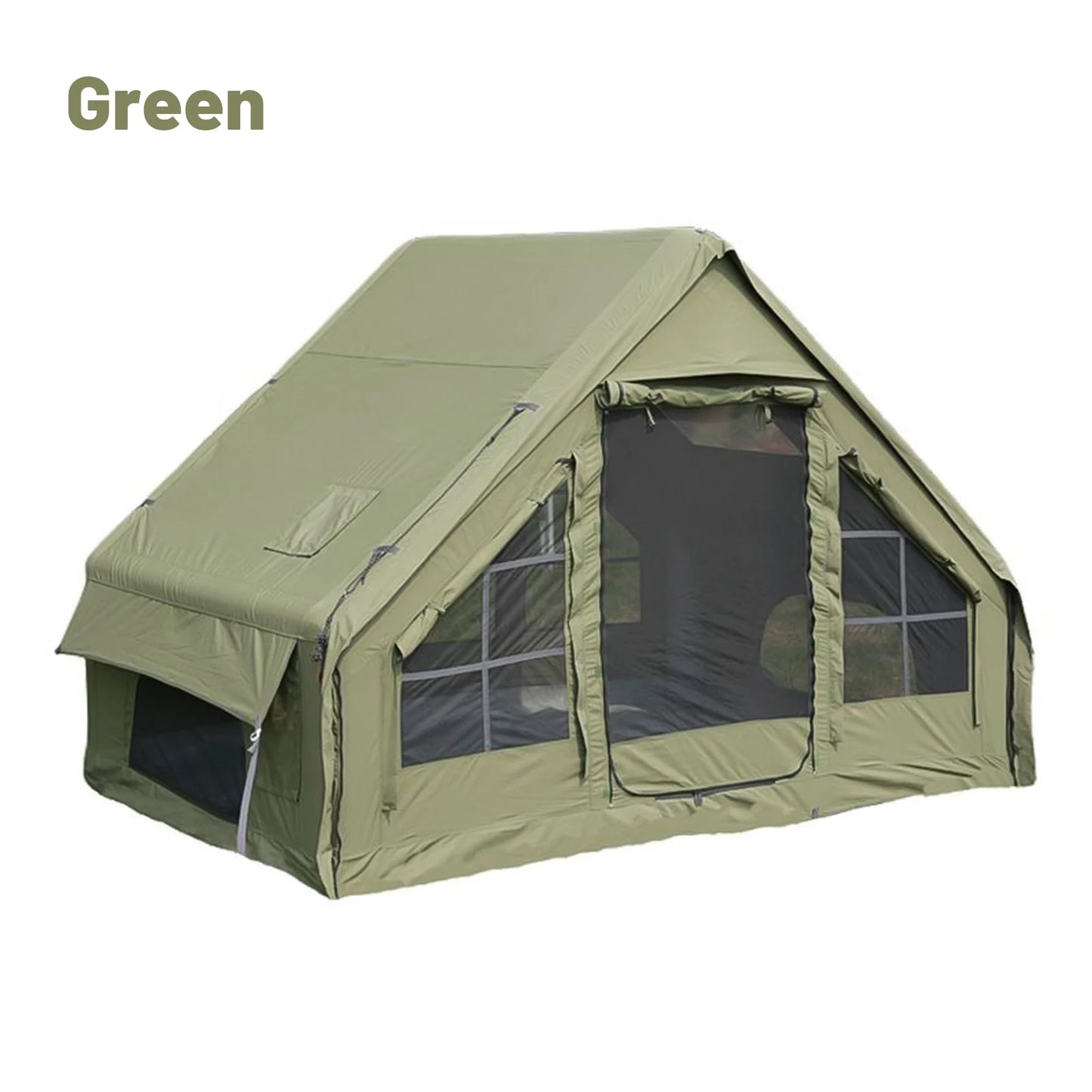 Pakicetus Inflatable Camping Tent With Stove Plug For Family Use