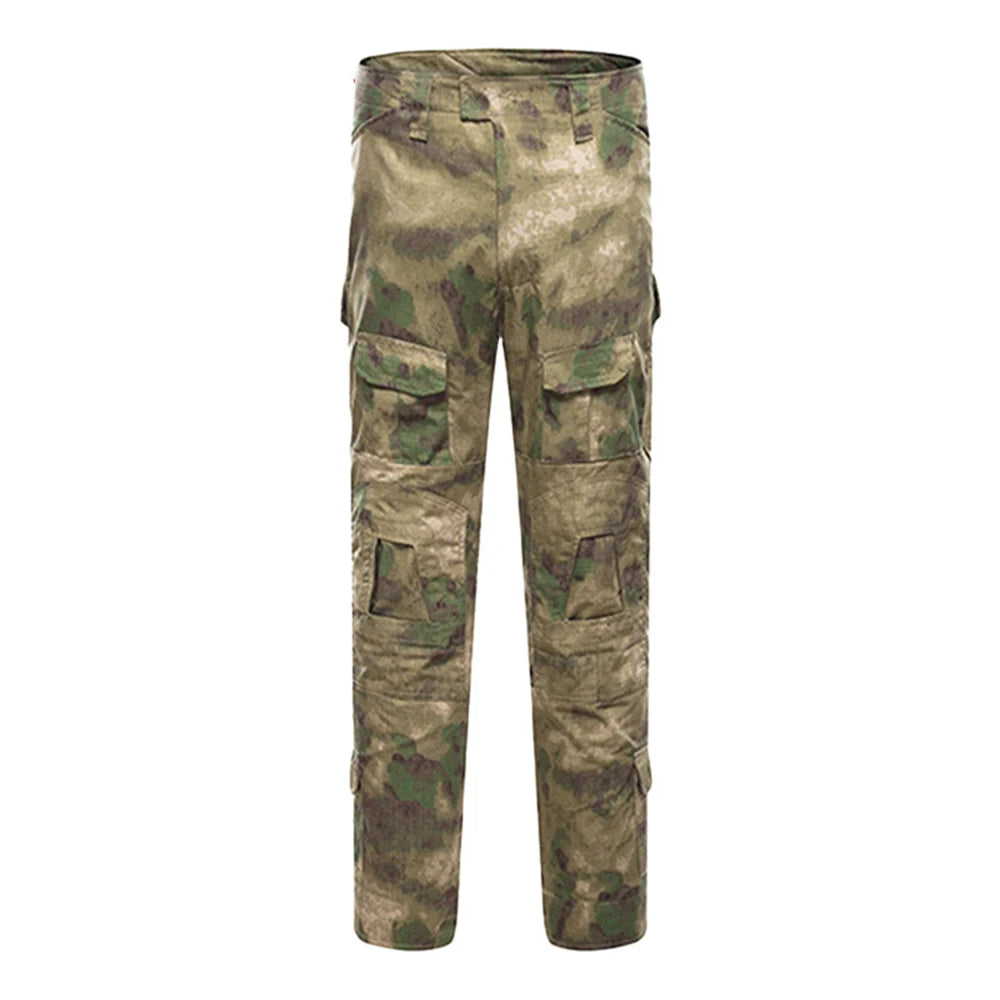 NONECN Combat Pants Tactical Camouflage Multicam For Outdoor Trekking