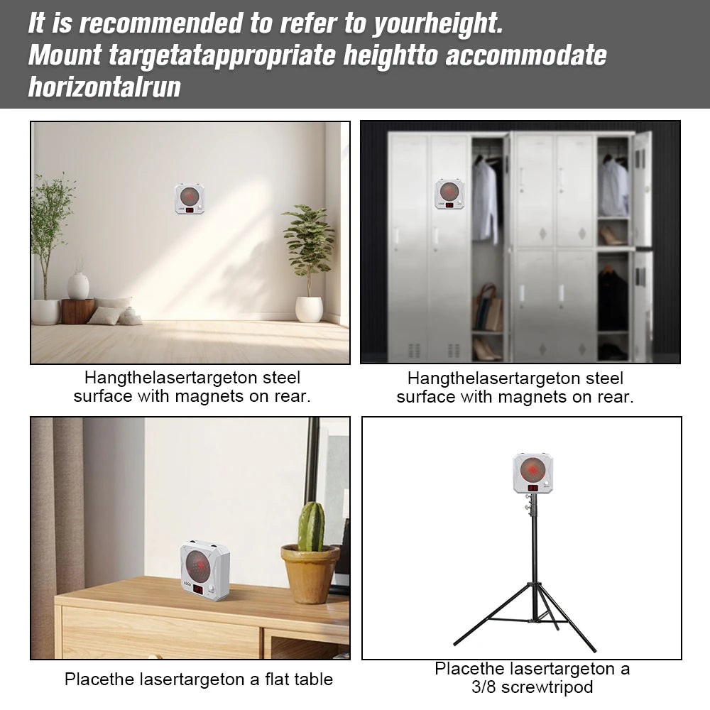 Infrared Induction Laser Target For Shooting Practice With Scoring