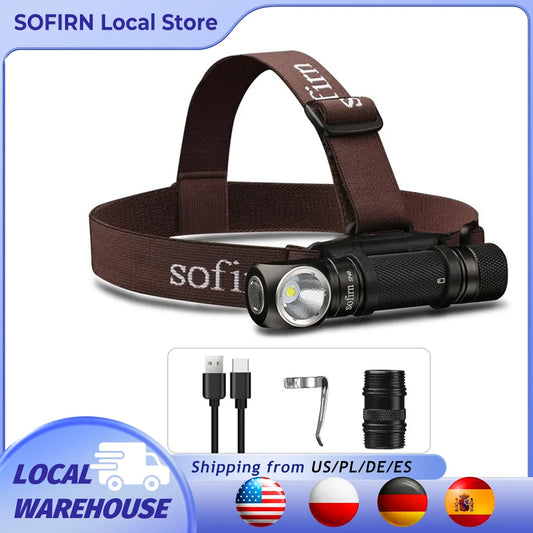 Sofirn SP40 1200lm Headlamp XPL LED Rechargeable 18650 Magnet Tail Cap