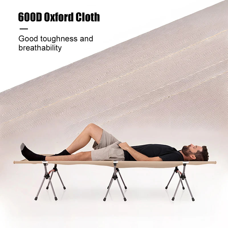 West Tune Camping Cot With Leg Extenders Portable Folding Bed