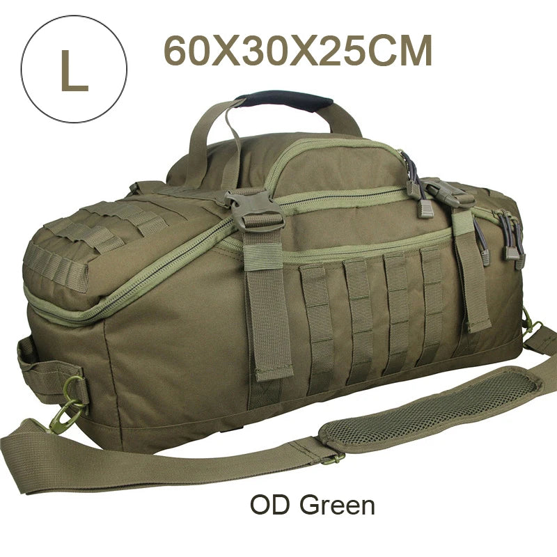 QCN Sport Travel Molle Tactical Backpack Duffel Bag