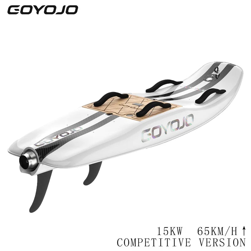 Electric Surfboard In Carbon Fiber Jet Surf Board 15KW Seaside Outdoor Sports Water Surf Adjustable Speed Above 65KM/H Jetboards