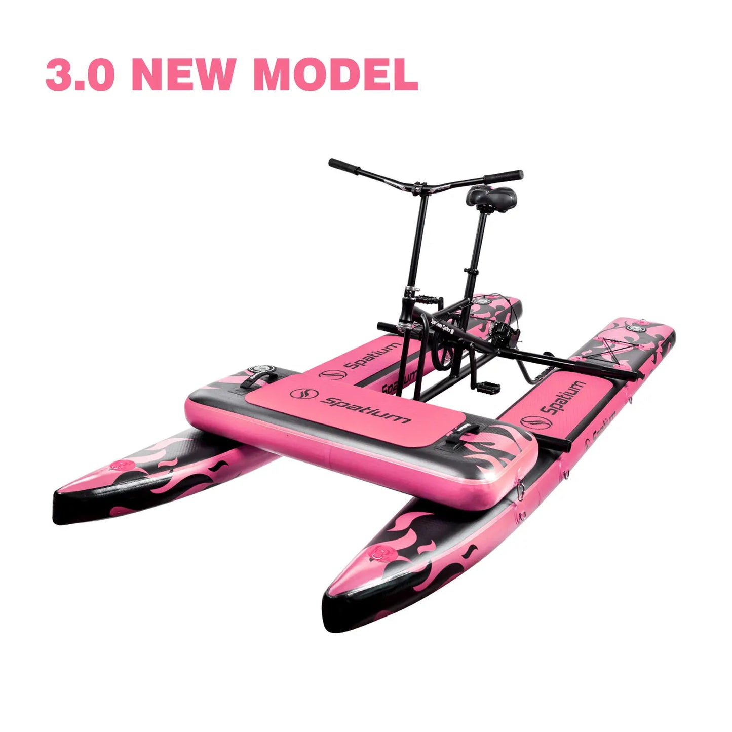 Spatium Water Bike 3.0 Inflatable Pontoon With 3-Blade Propeller