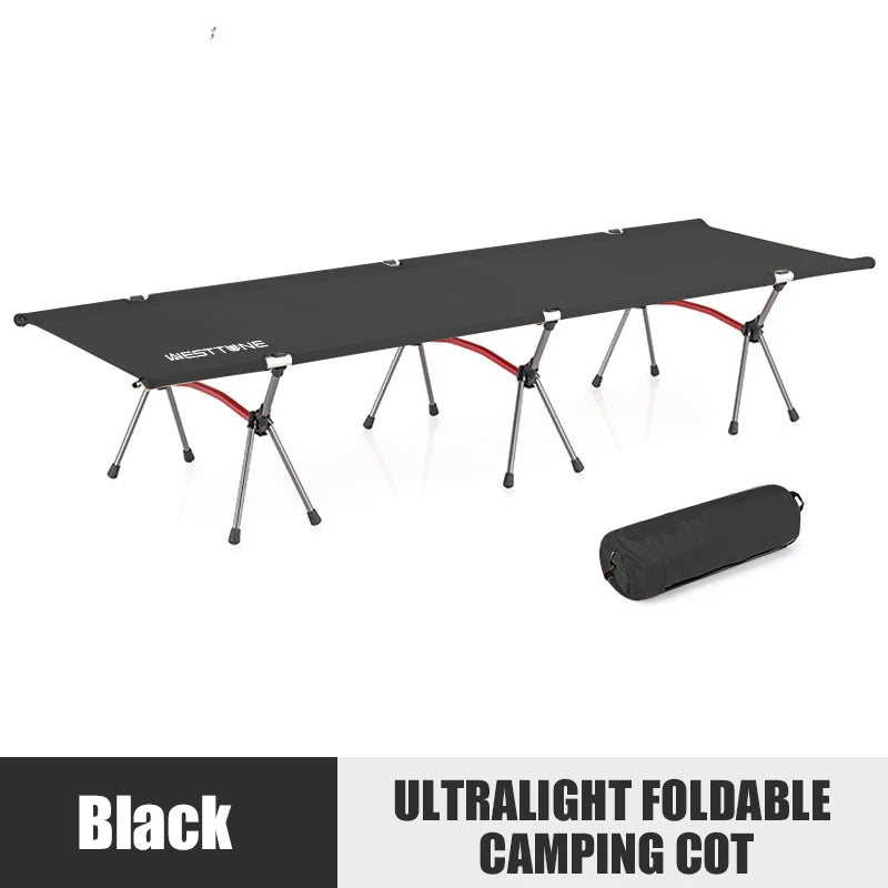 West Tune Camping Cot With Leg Extenders Portable Folding Bed