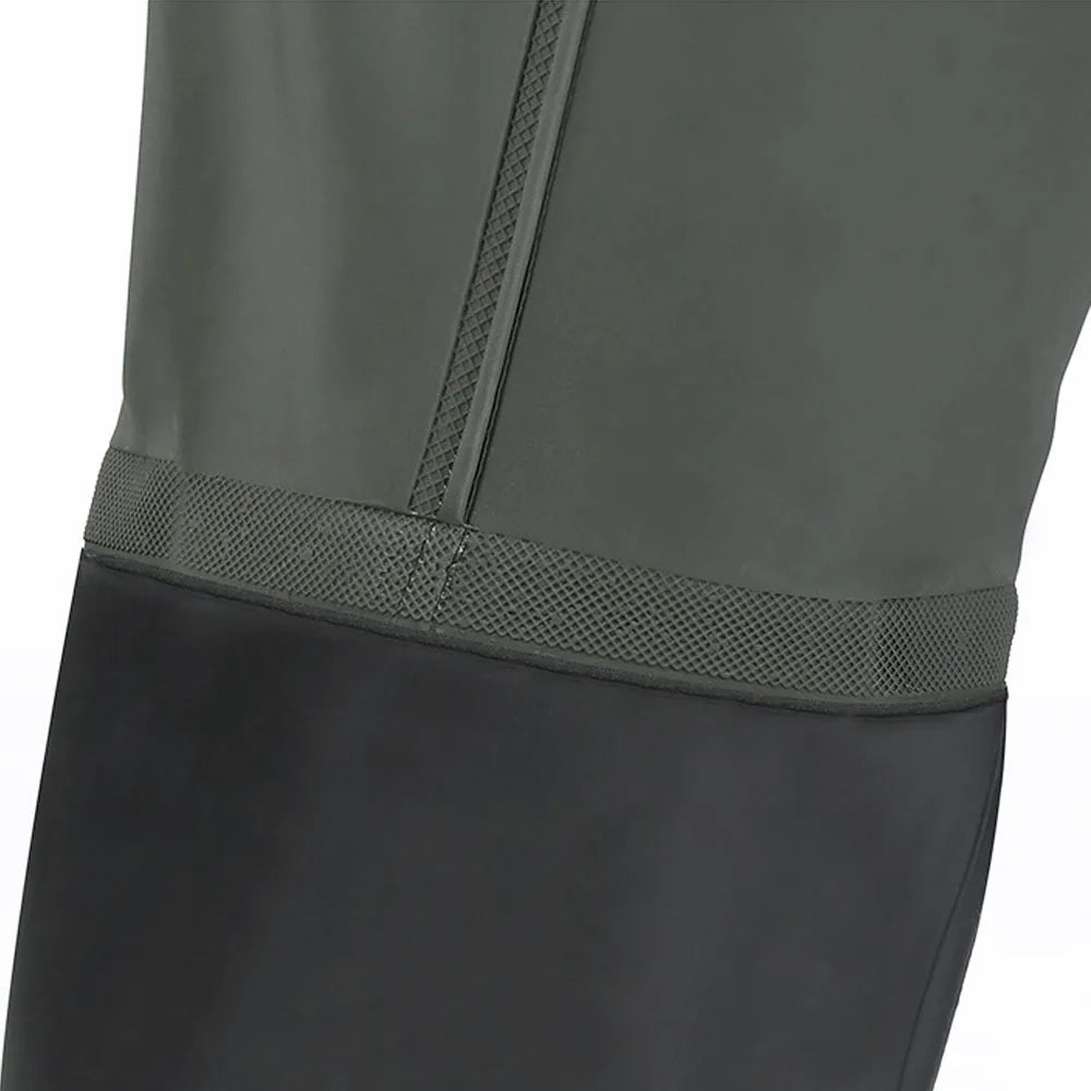 Men's Hooded Waterproof Wader Set For Fishing With Boots Gloves