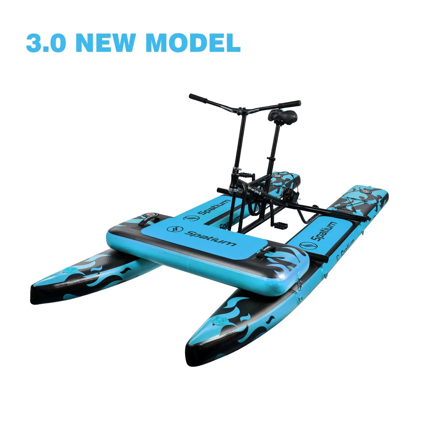 Spatium Water Bike 3.0 Inflatable Pontoon With 3-Blade Propeller