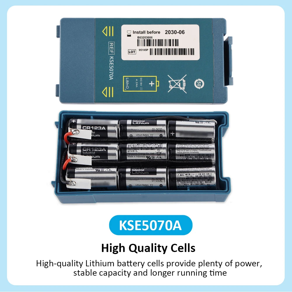 KingSener KSE5070A Replacement Battery for Philips HeartStart AED Defibrillator