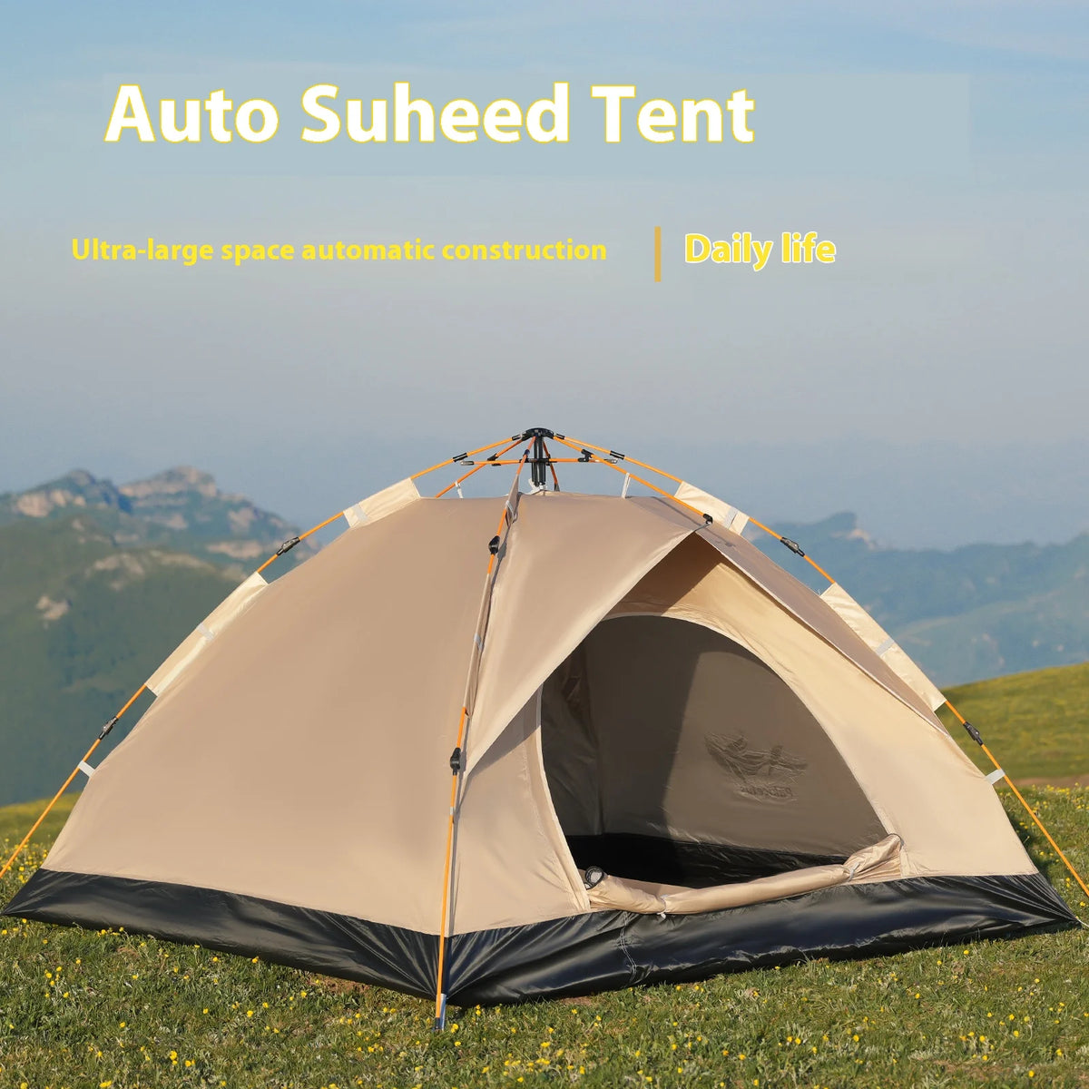 Pakicetus Instant Pop Up Tent Shelter for Beach and Camping