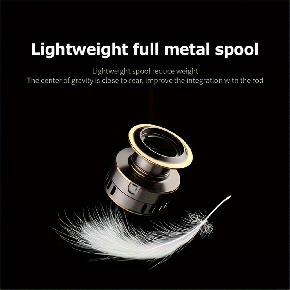 Metal Spool Spinning Fishing Reel for Freshwater and Saltwater Use
