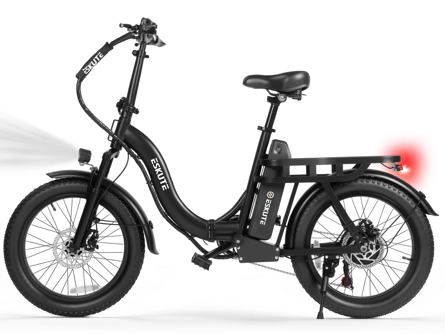 ESKUTE D200 Foldable Electric Bike 1200W Peak Motor 48V Battery