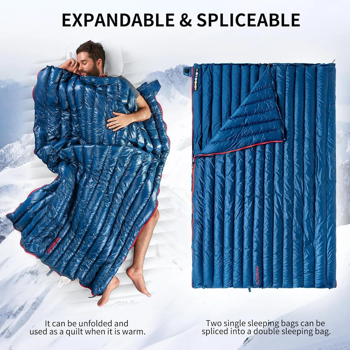 Naturehike Ultralight Duck Down Double Sleeping Bag
