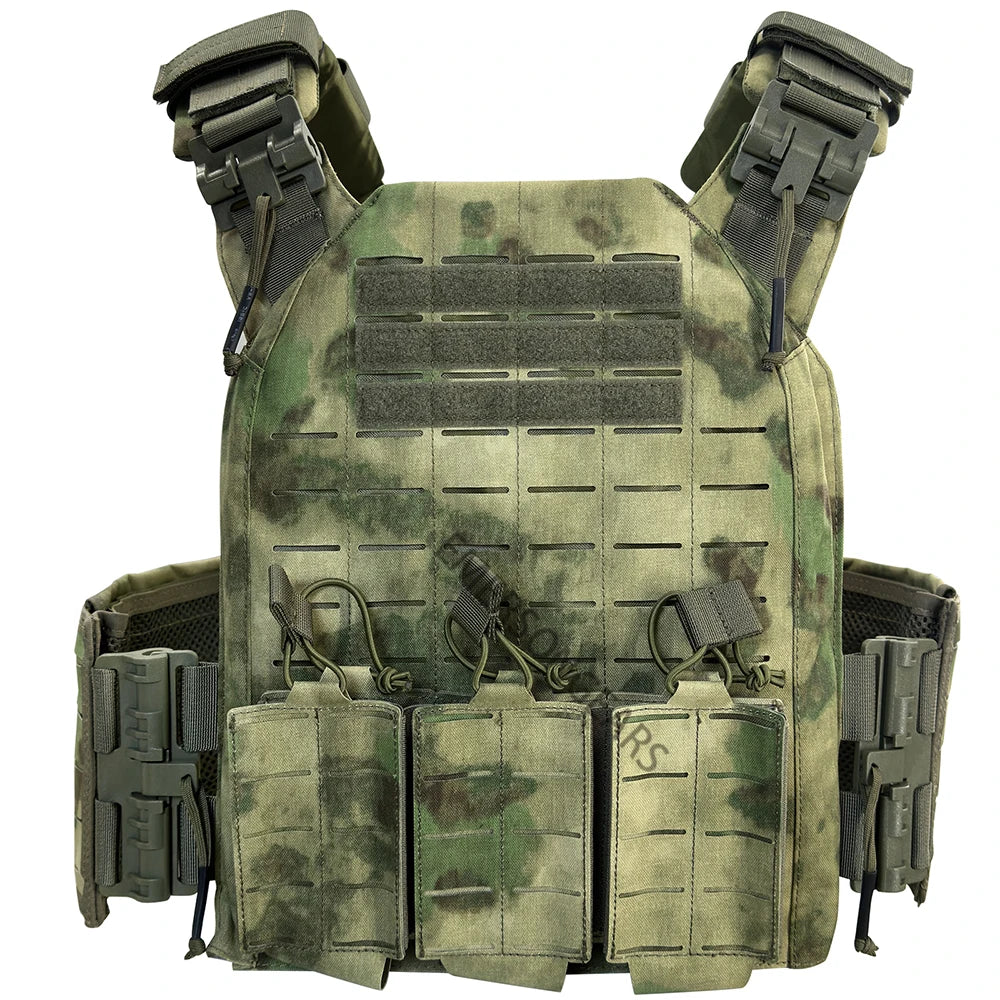 EMERSONGEARSCN 1000D Nylon Quick Release Laser-Cut Vest With Hydration Backpack