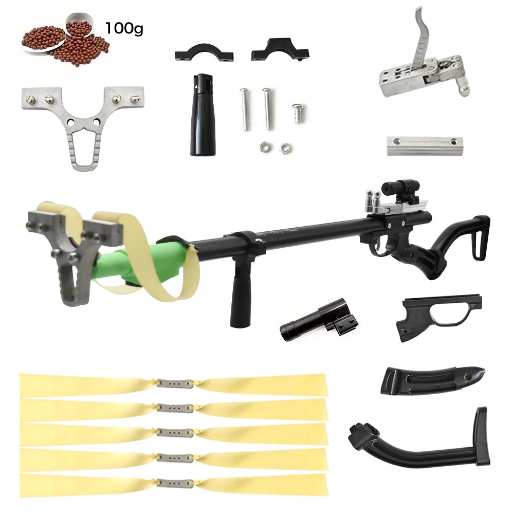 Piaoyu Telescopic Hunting Slingshot Kit With Laser Sight