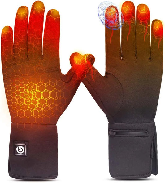 Savior Heat Rechargeable Electric Heated Glove Liners For Men And Women