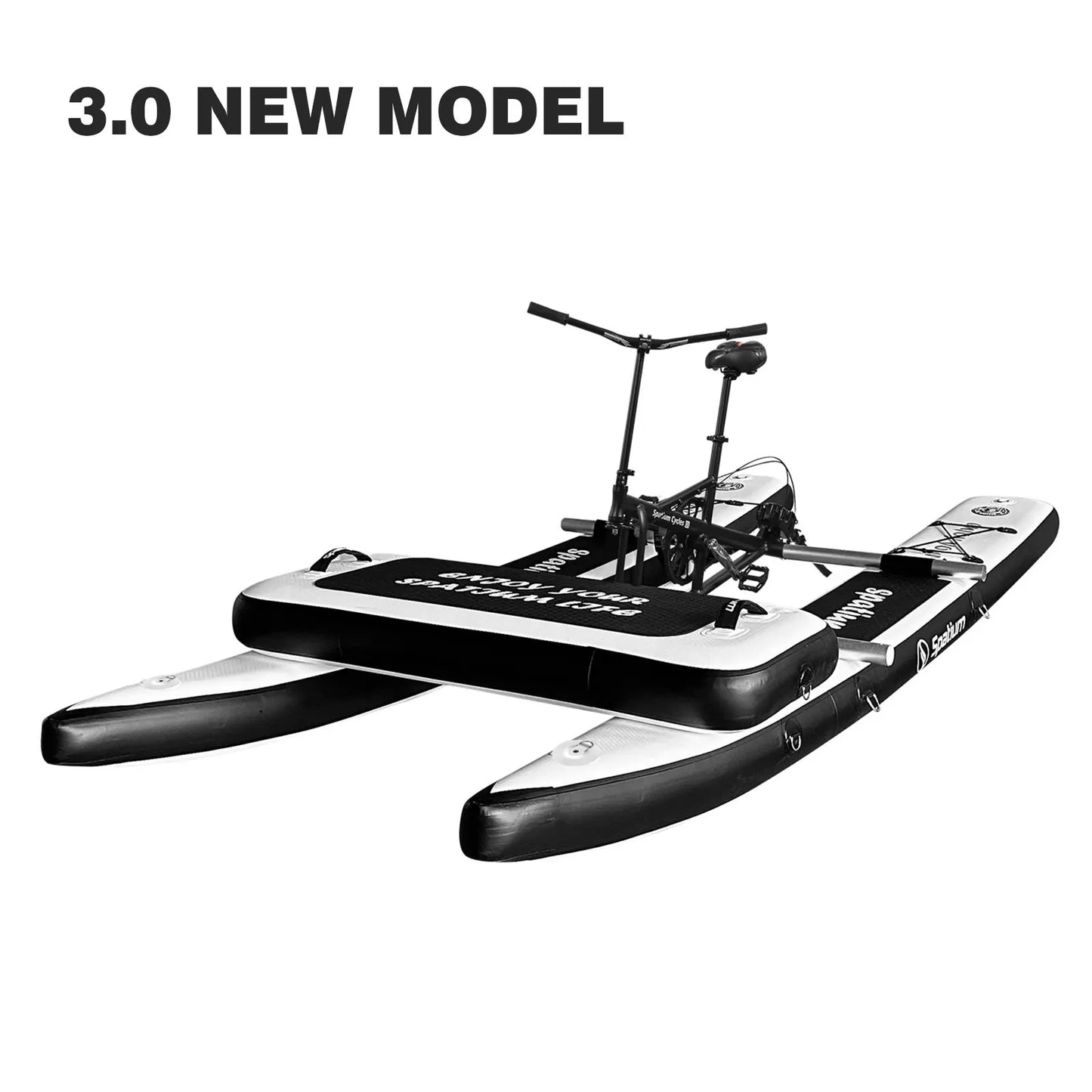 Spatium Water Bike 3.0 Inflatable Pontoon With 3-Blade Propeller