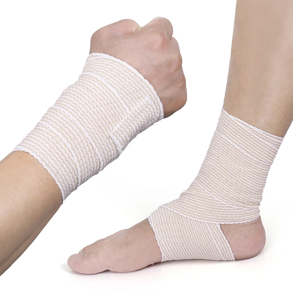 Elastic Bandage Wrap Cotton Compression For Sports First Aid