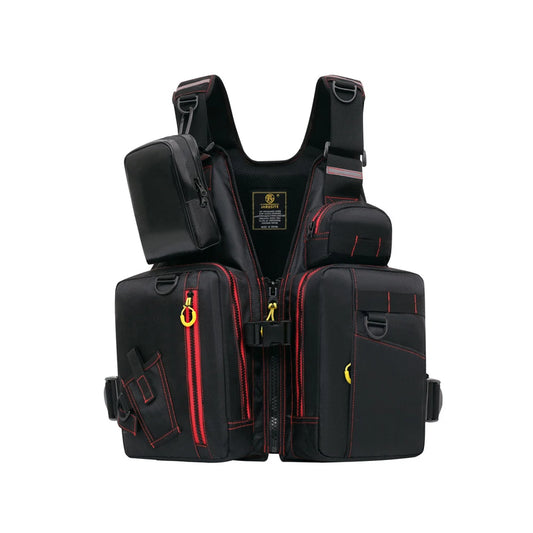 NONECN Outdoor Fishing Life Jacket Vest With Pockets Buoyant