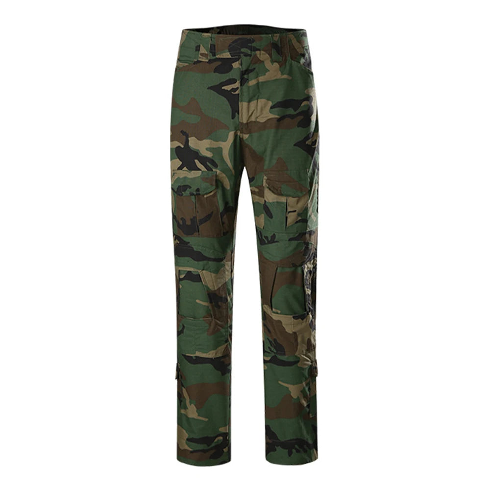 NONECN Combat Pants Tactical Camouflage Multicam For Outdoor Trekking