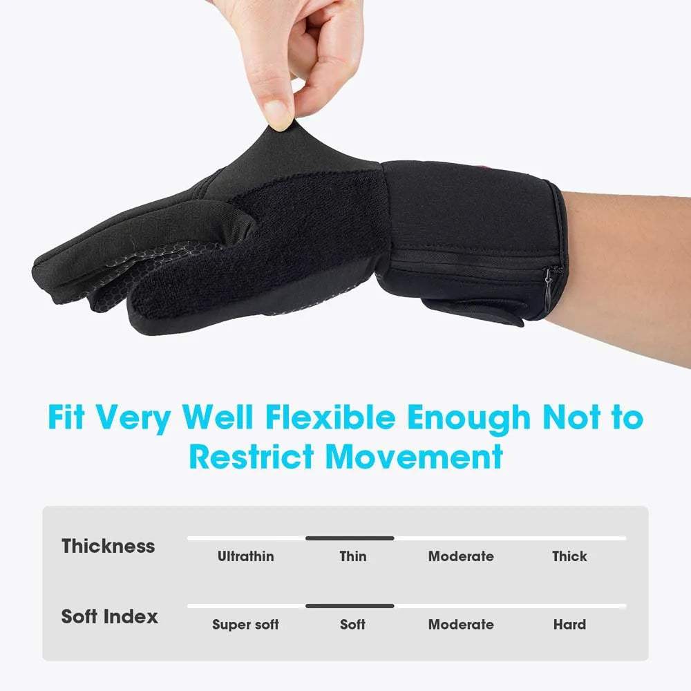 Savior Heat Rechargeable Electric Heated Glove Liners For Men And Women