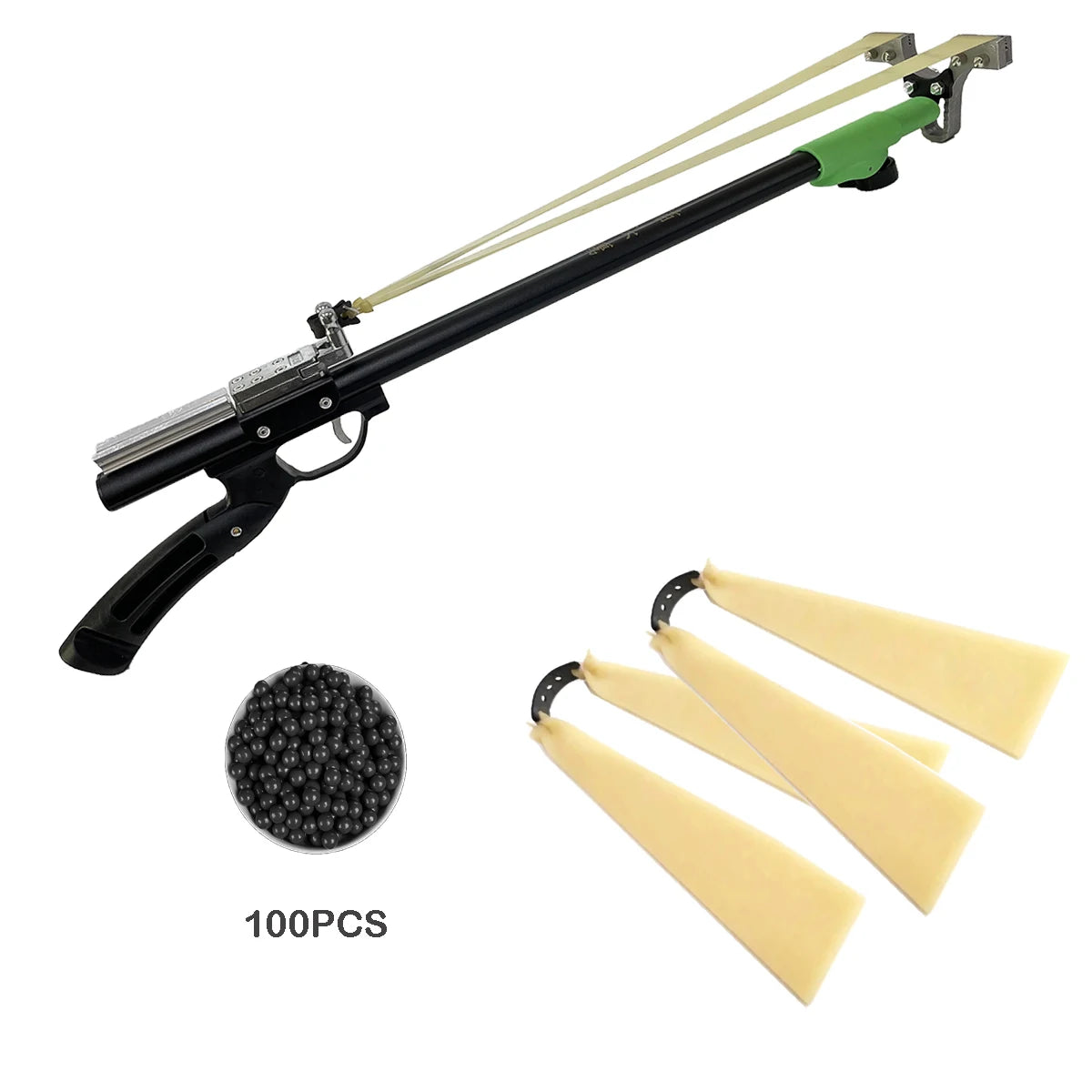 Powerful Metal Slingshot, Outdoor Hunting Catapult, Jungle Field Precision Slingshot, Stainless Steel Trigger Auto Fire Slingsho