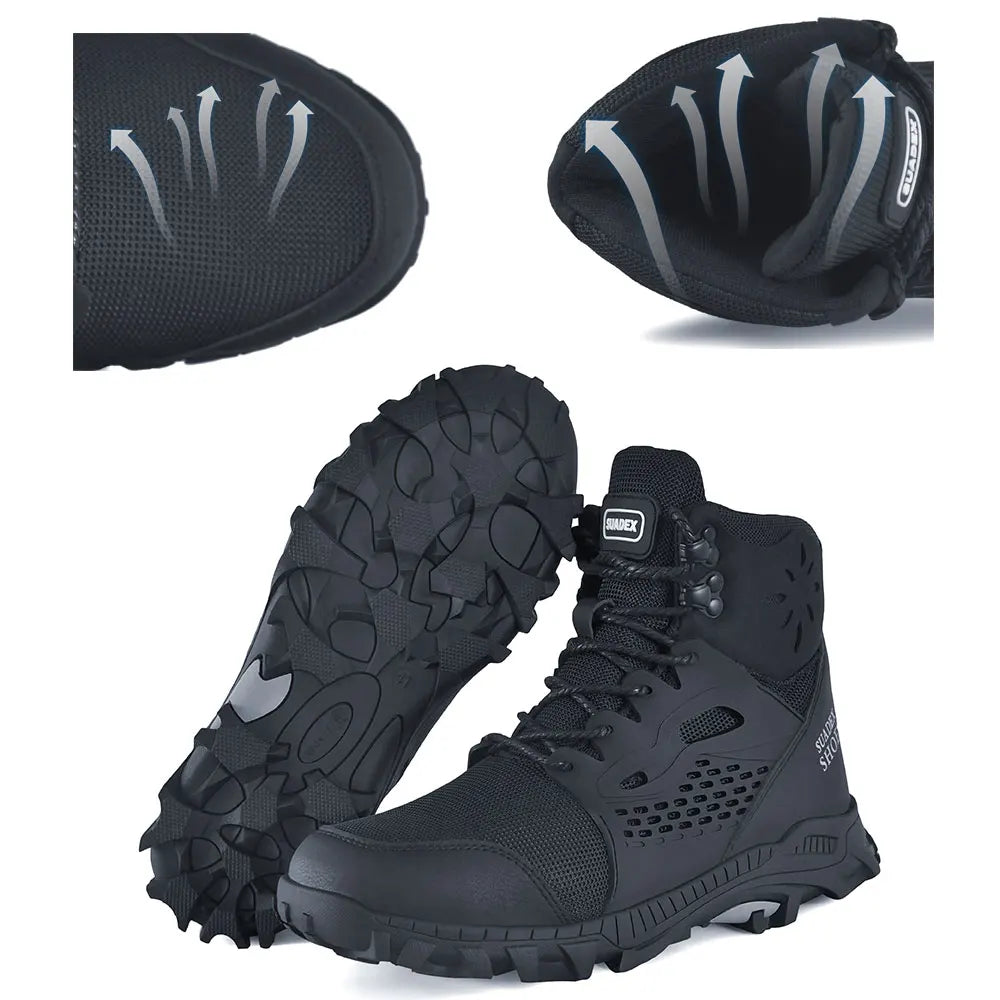 SUADEX S1 Safety Boots Anti-Smash Steel Toe Work Shoes