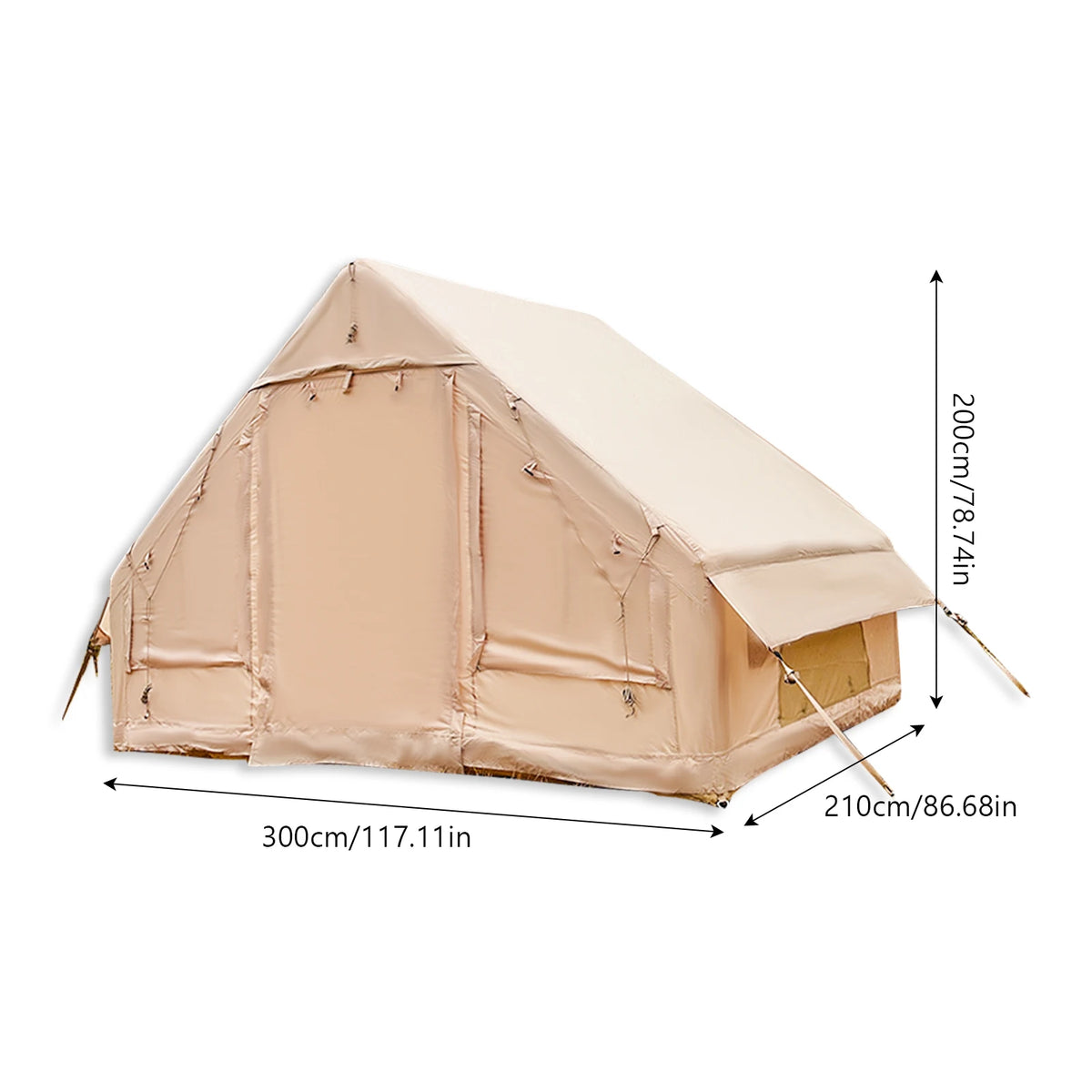 Pakicetus Inflatable Camping Tent Quick Setup Waterproof All Season