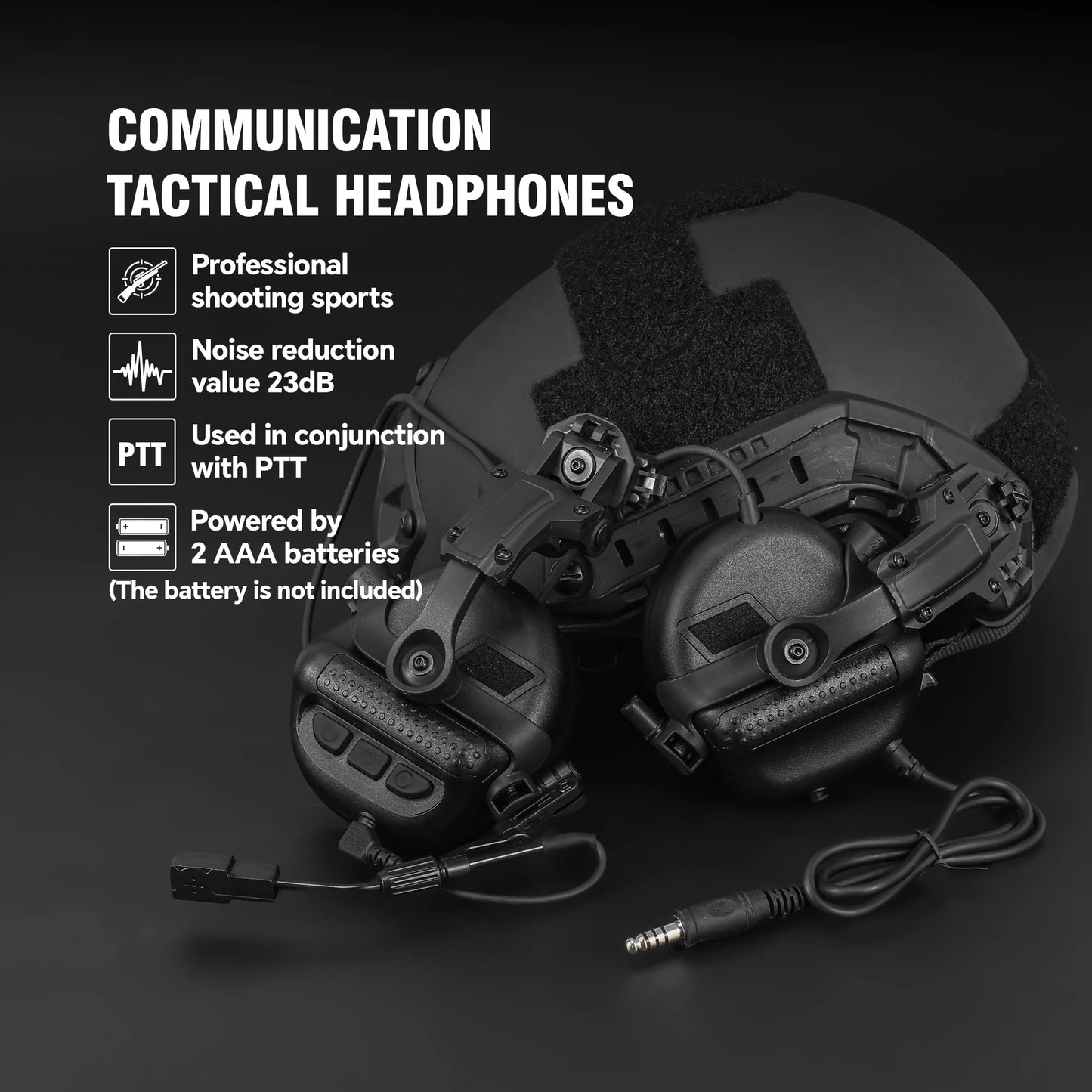 ARM NEXT Army Shooting Earmuffs Tactical Hearing Protection Headset