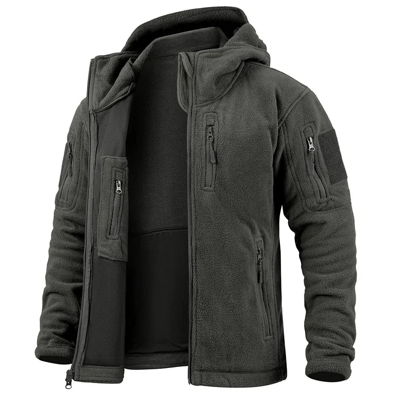 ReFire Gear Women's Fleece Tactical Jacket With Multi Pocket Design