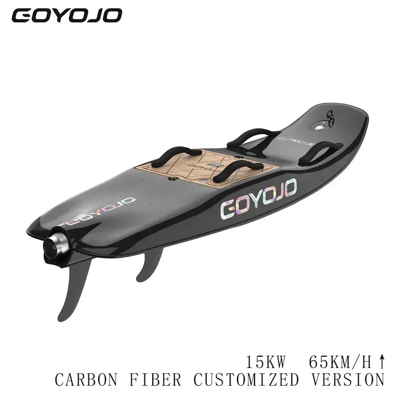 Electric Surfboard In Carbon Fiber Jet Surf Board 15KW Seaside Outdoor Sports Water Surf Adjustable Speed Above 65KM/H Jetboards