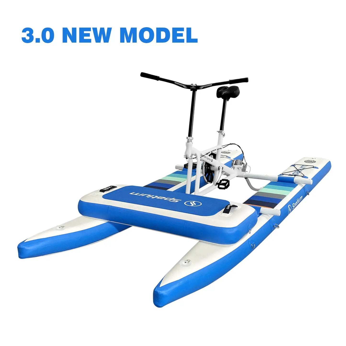 Spatium Water Bike 3.0 Inflatable Pontoon With 3-Blade Propeller
