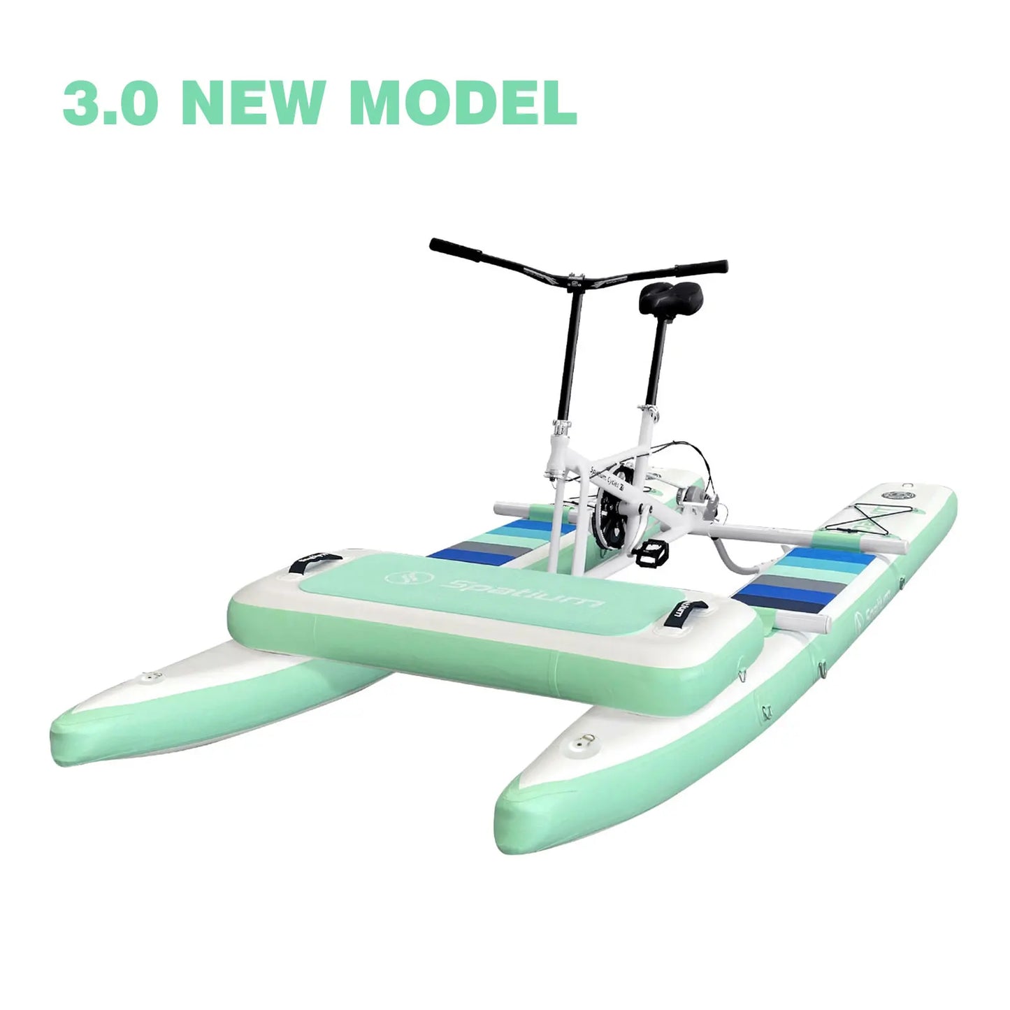 Spatium Water Bike 3.0 Inflatable Pontoon With 3-Blade Propeller