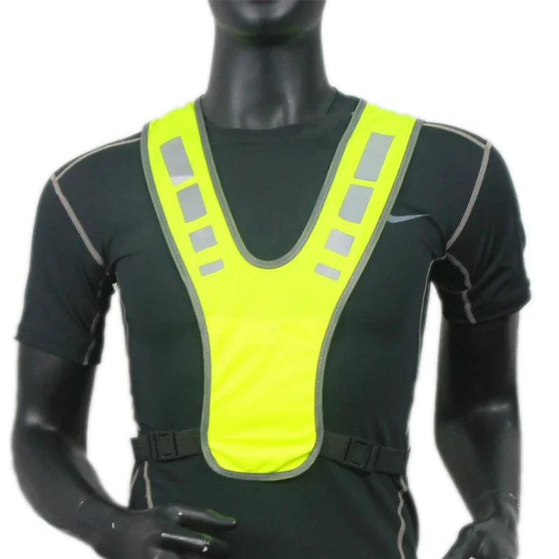 High Visibility Cycling Reflective Vest for Night Riding and Running