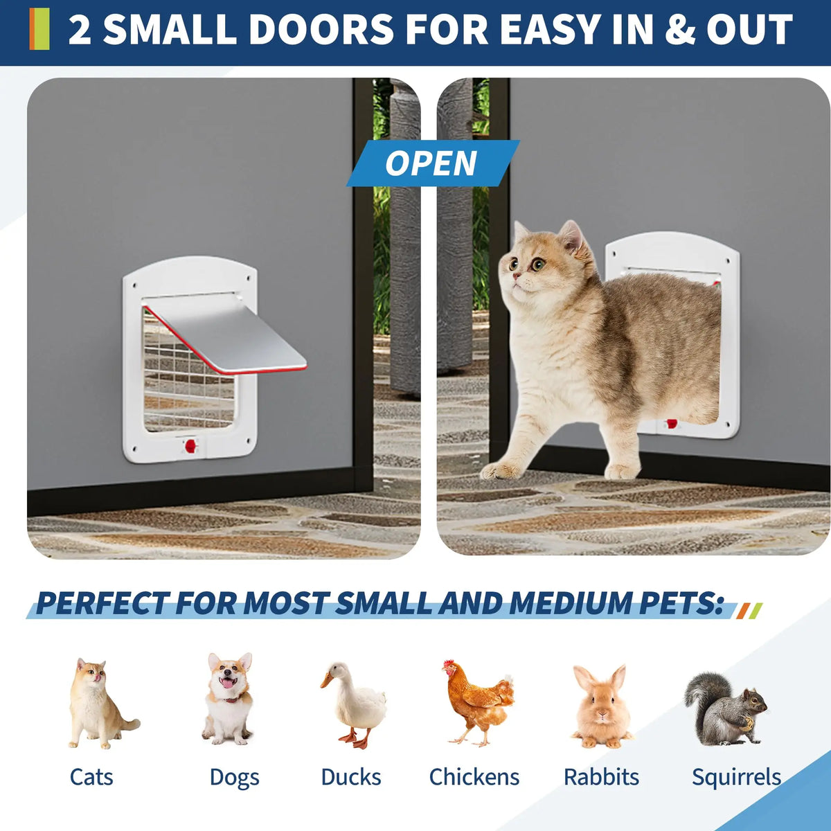 HiMISS Aluminum Outdoor Catio Enclosure Walk In Cat Run