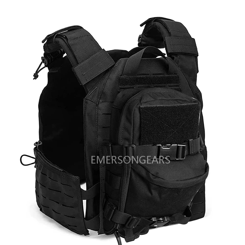 EMERSONGEARSCN 1000D Nylon Quick Release Laser-Cut Vest With Hydration Backpack