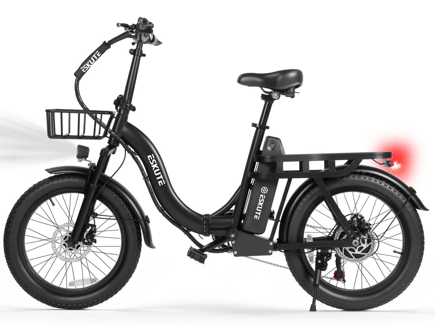 ESKUTE D200 Foldable Electric Bike 1200W Peak Motor 48V Battery