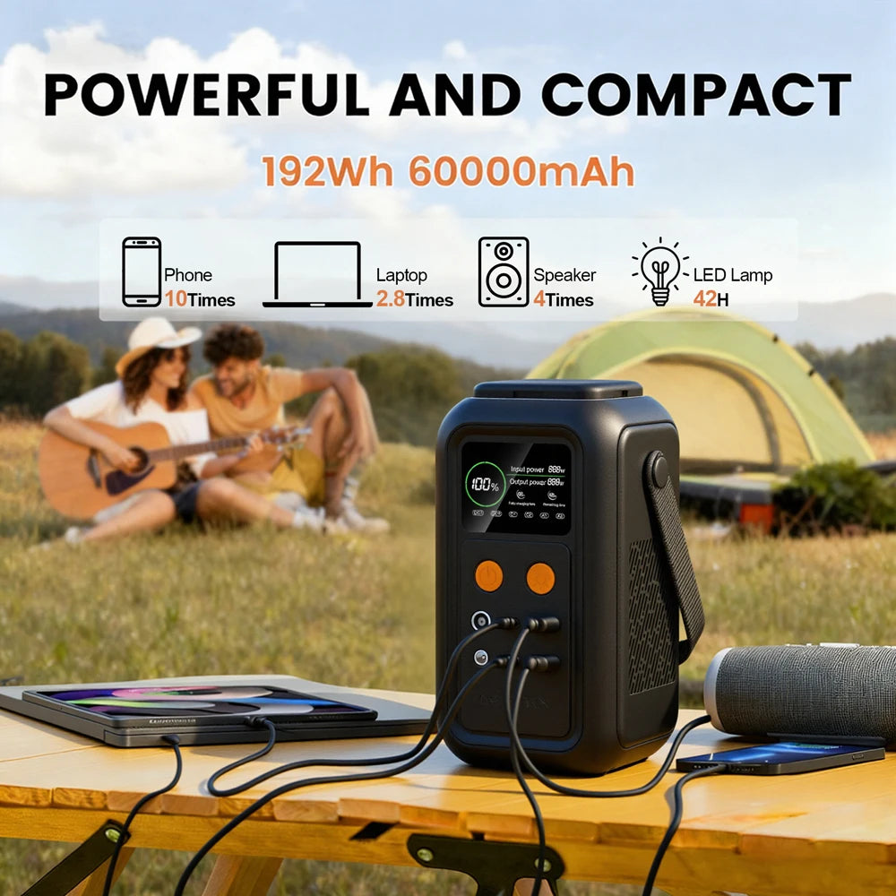 CTOLITY AP200L 200W Portable Power Station 192Wh USB C
