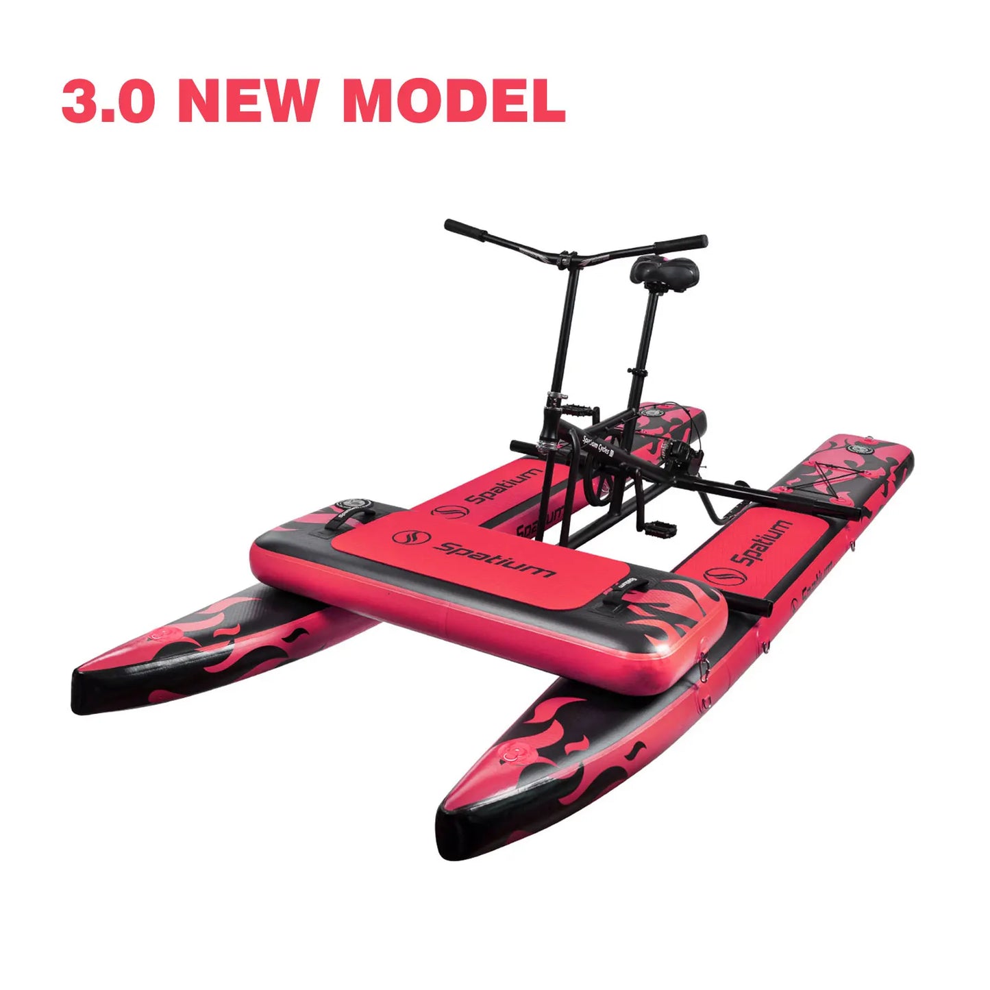 Spatium Water Bike 3.0 Inflatable Pontoon With 3-Blade Propeller