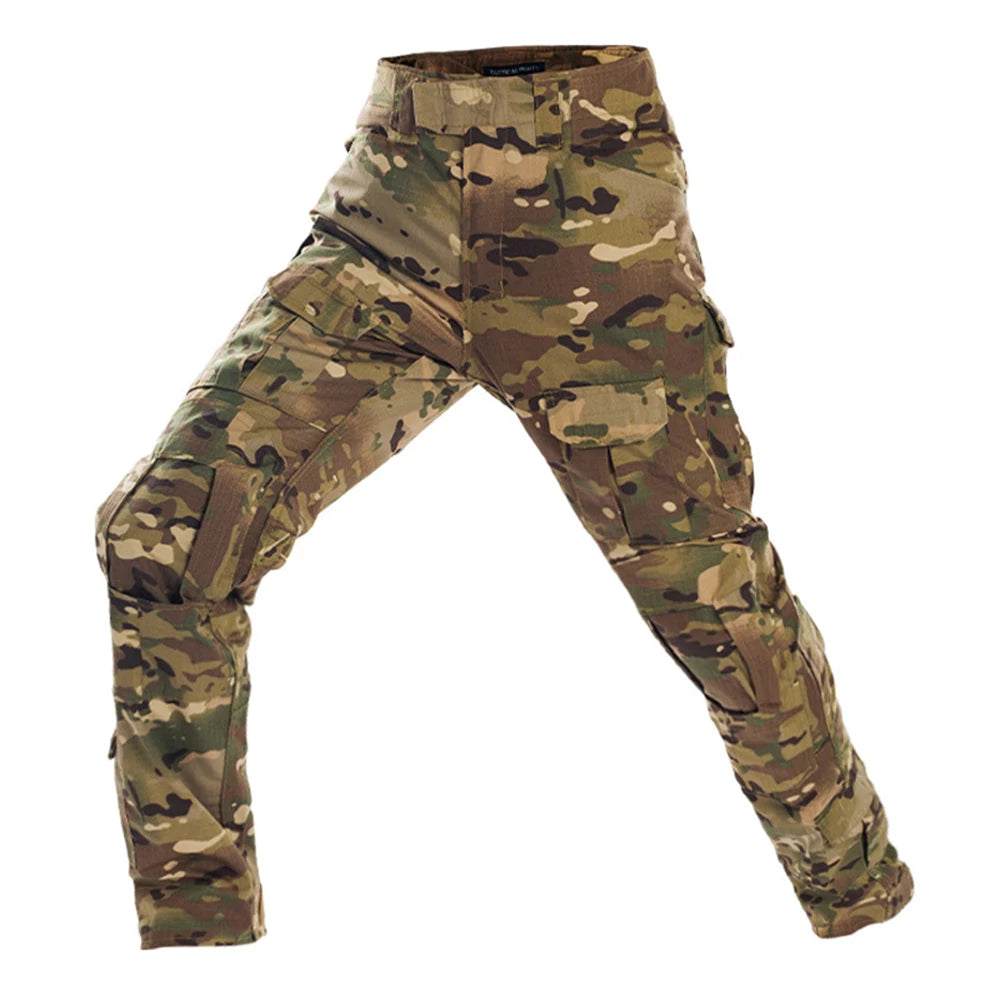 NONECN Combat Pants Tactical Camouflage Multicam For Outdoor Trekking