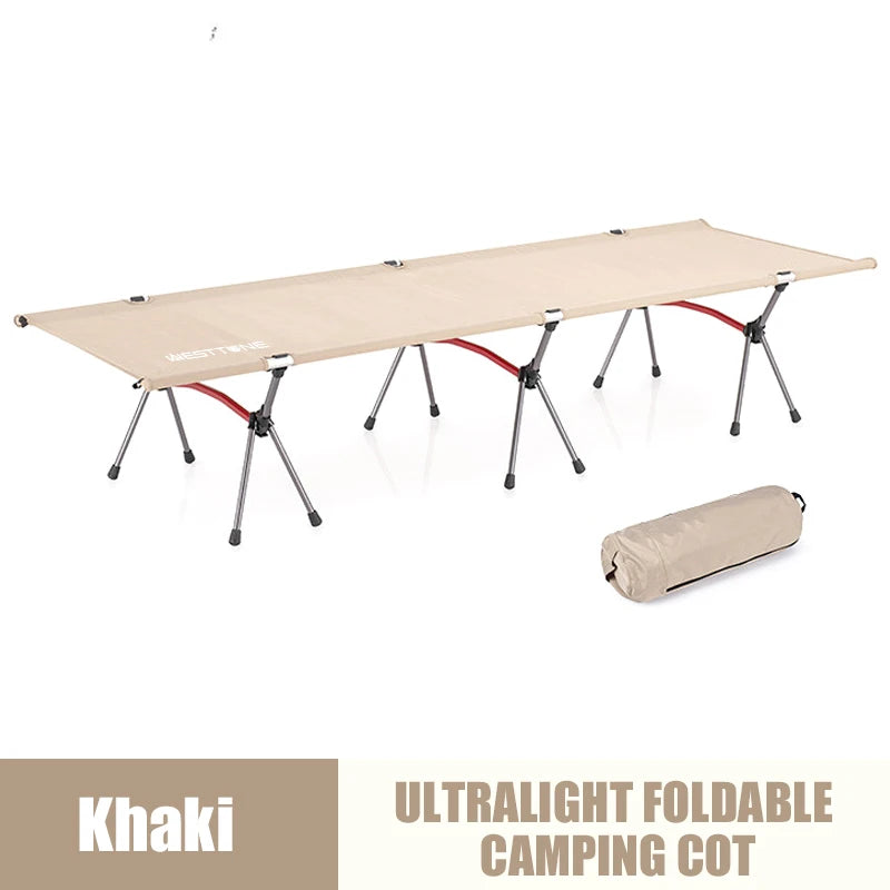West Tune Camping Cot With Leg Extenders Portable Folding Bed