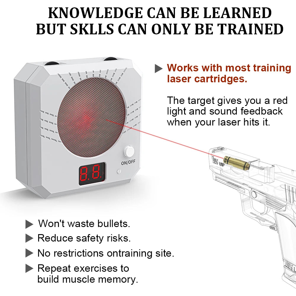 Infrared Induction Laser Target For Shooting Practice With Scoring