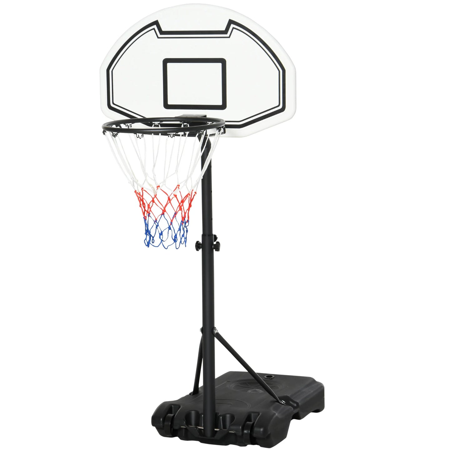Outdoor Adjustable Basketball Hoop System
